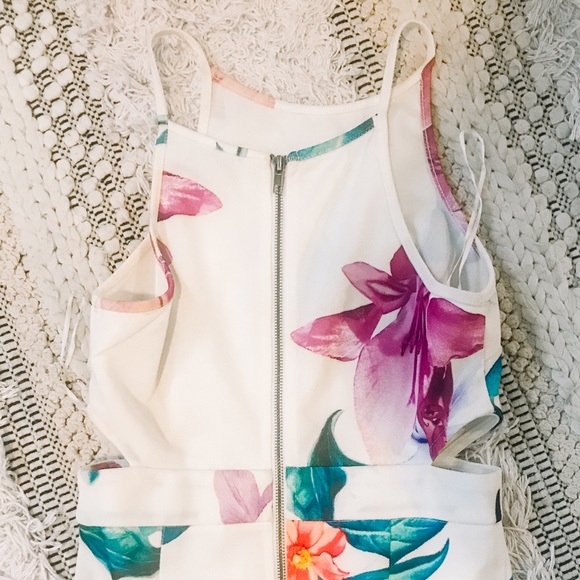 LF Rumor Boutique Tropical Floral Cutout Dress - Picture 6 of 6